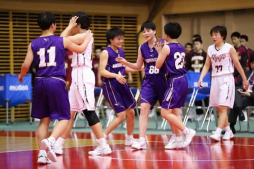 女子2回戦：県立山形中央vs明星学園