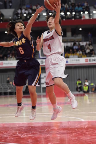 女子準々決勝：県立津幡vs京都精華学園